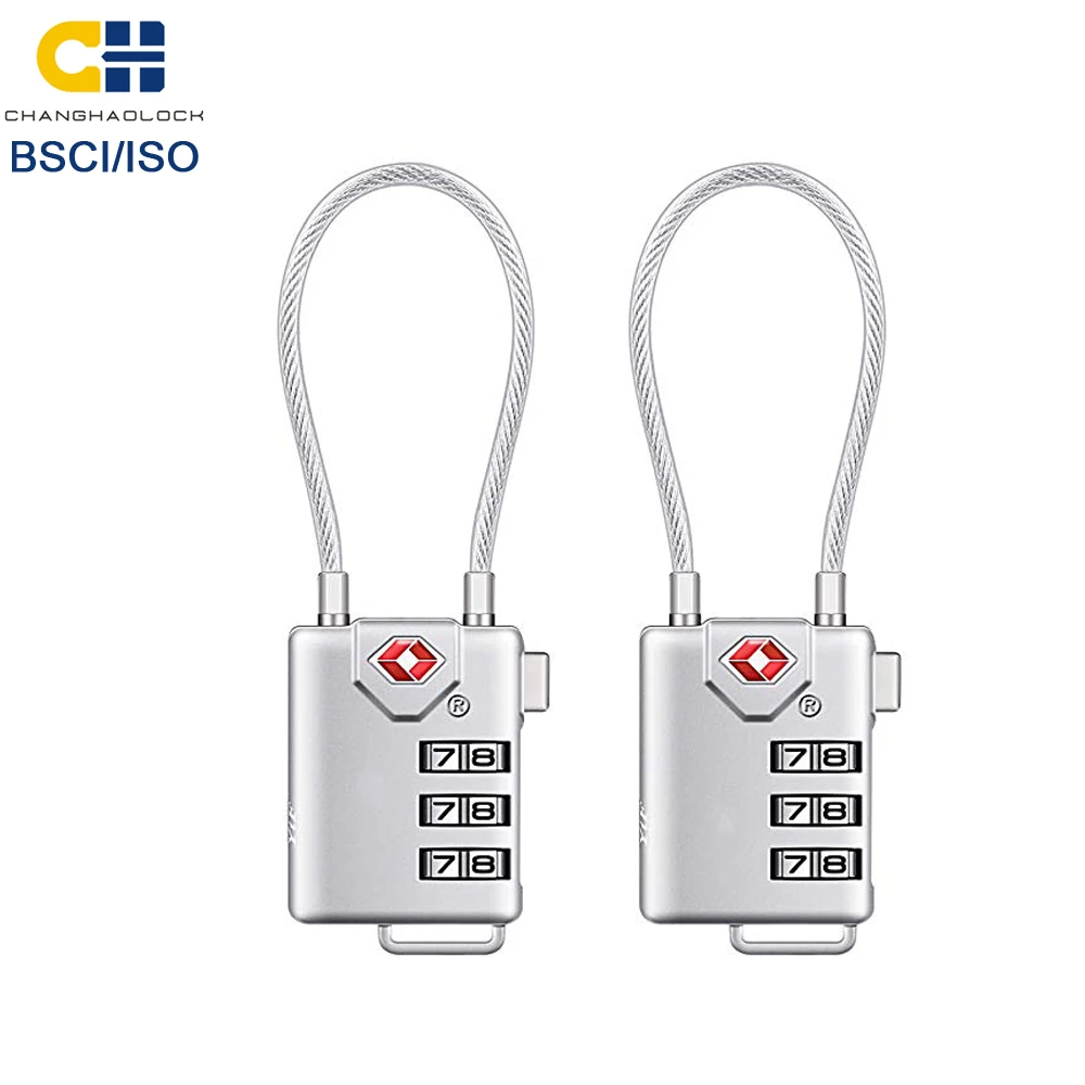 Оптовая продажа с завода, замок для кабеля tsa, комбинированные замки
