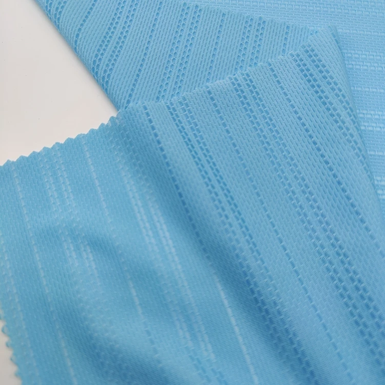 Stretch 125gsm Jacquard Knitted Polyester Spandex Jacquard Knit Fabric for Clothing/Dress