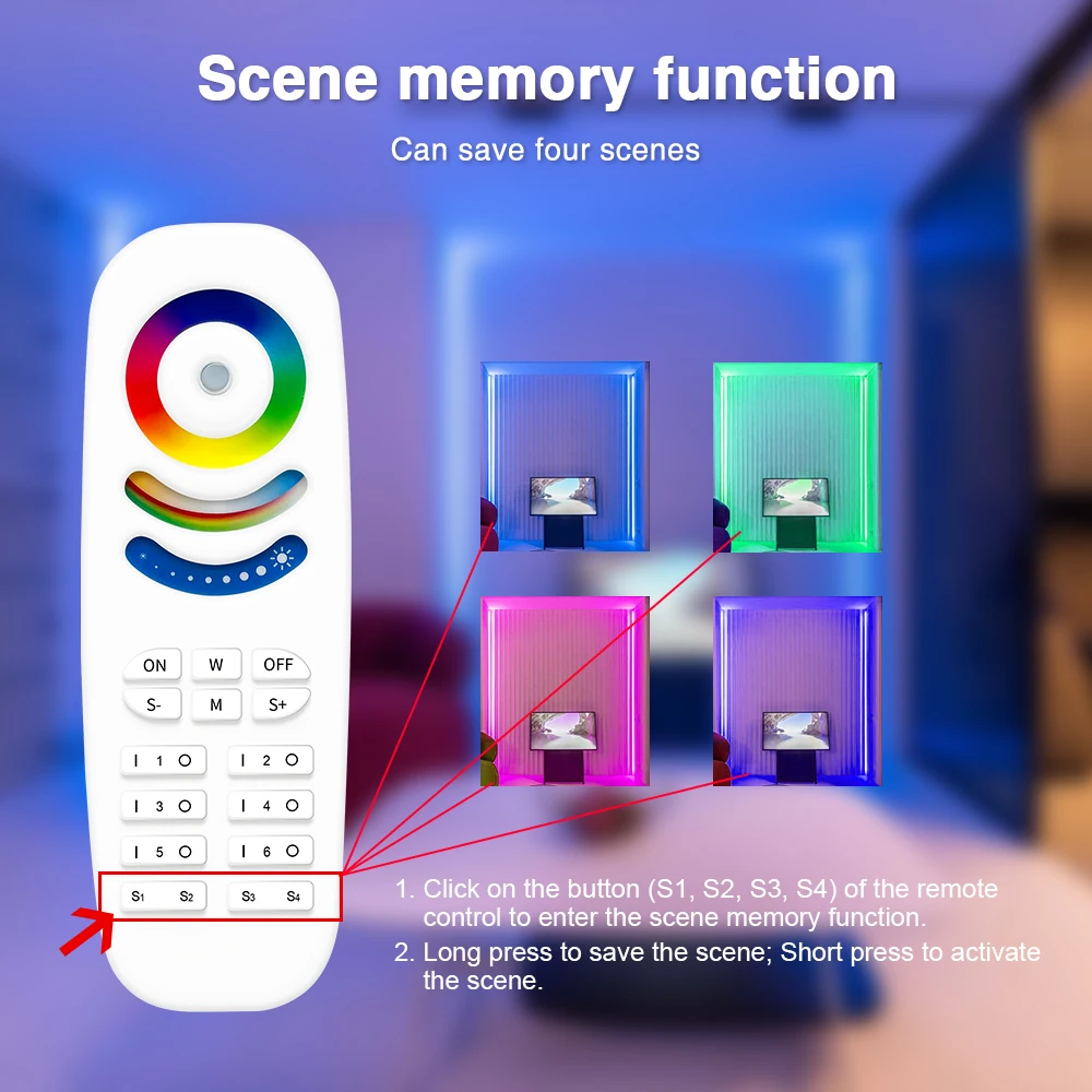 Zigbee pro + умный светодиодный контроллер 5 в 1 DC12-48V 2 4 г RF работает с RGBCCT RGBW RGB CCT и одноцветными полосками
