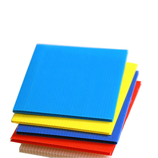Polypropylene Corrugated Plastic Hollow Board/Eco-Friendly Colorful 2-12mm Hollow Plastic Corrugated Board Sheets For Yard