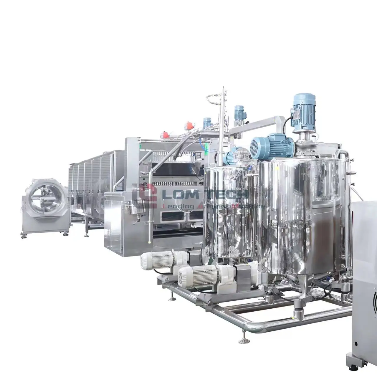 1000KG/H Automatic 10 Nozzles 150KG Model Hard Round Gelatin 110V Gummy Candy Vitamin Bear Production Making Machine Line