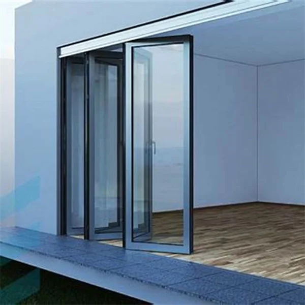 AS2047 TOMA Folding Doors for Rooms Metal Track Folding Sliding Door System Track Be Fold Door