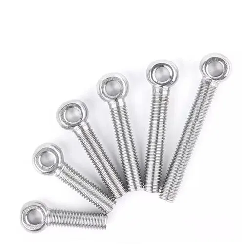 304 stainless steel articulated screw with hole fish eye bolt DIN 444 Knot rod