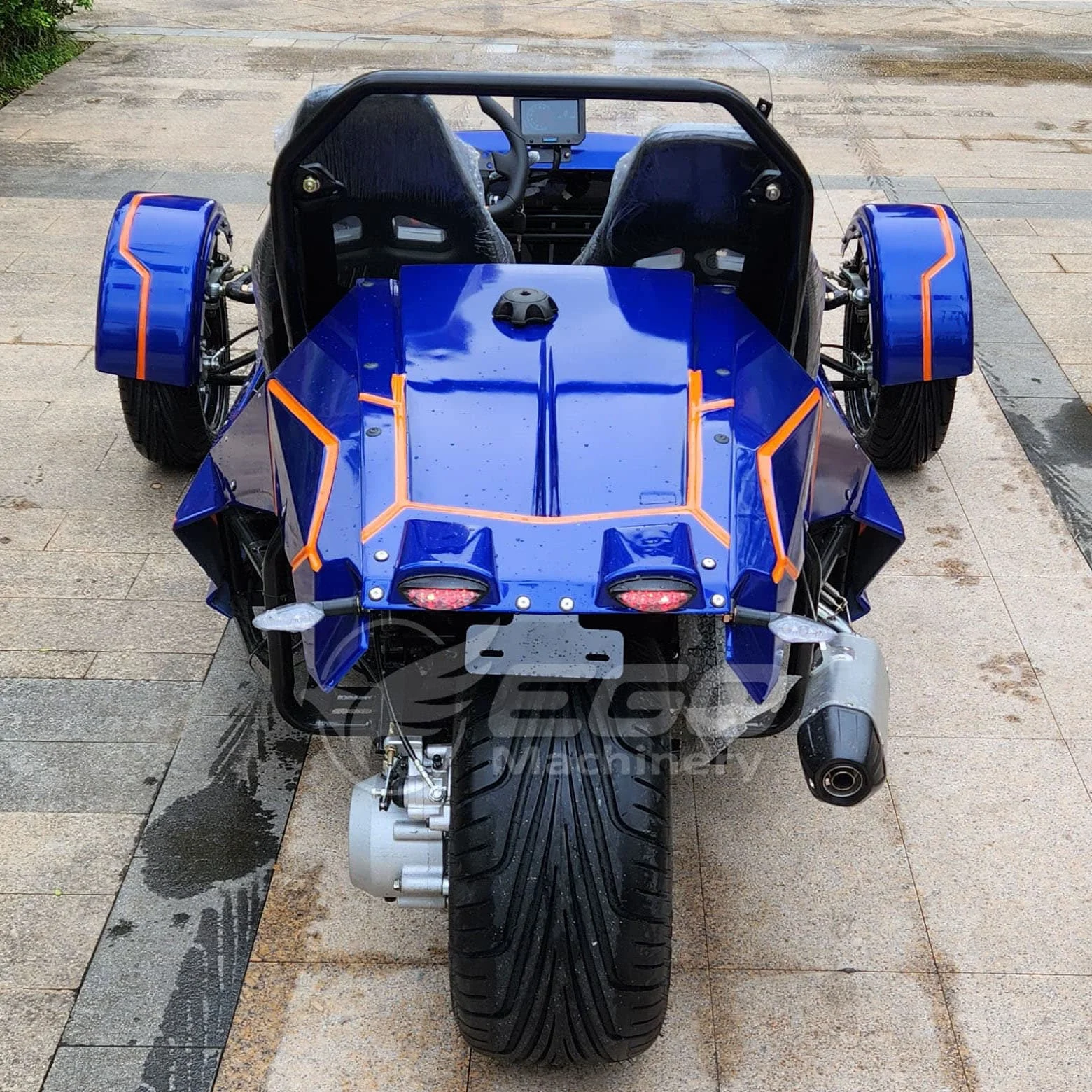 350cc трехколесный привод мотоцикла высокоскоростной родстер с аккумулятором Электрический гоночный квадроцикл Go Cart