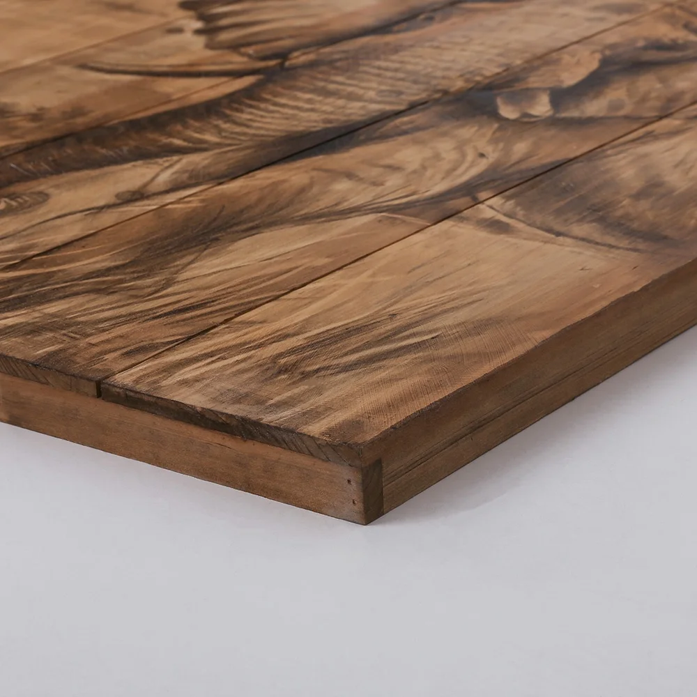 elephant carved wood plank wall art wood art print custom panels print custom