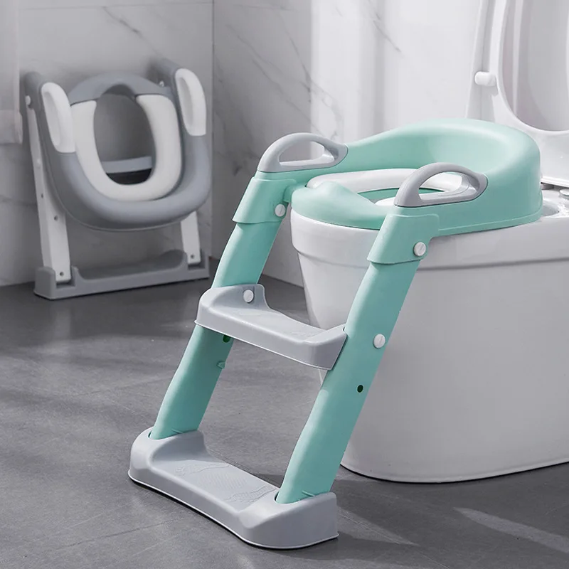Anti-Slip baby potty training seat with ladder Fashion baby potty trainer with step