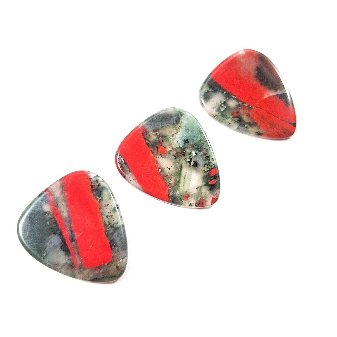 2024 Custom Logo Music Instruments Accessories Malachite Guitar Picks