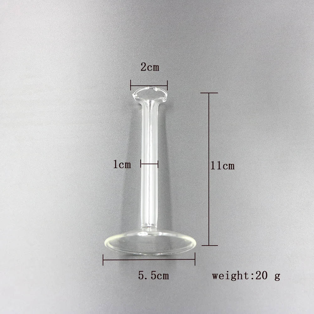 Wholesale  Handmade lampwork borosilicate glass plant vase transparent glass clear vase for flowers