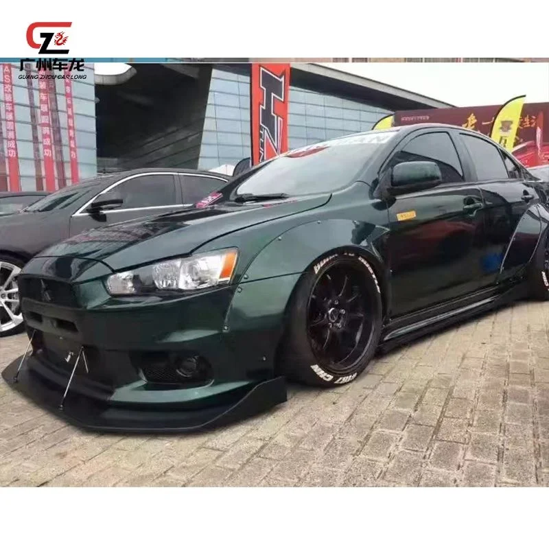 Автомобильный брызговик из АБС-материала для Mitsubishi Lancer 2009-2015 широкие части кузова широкоугольный