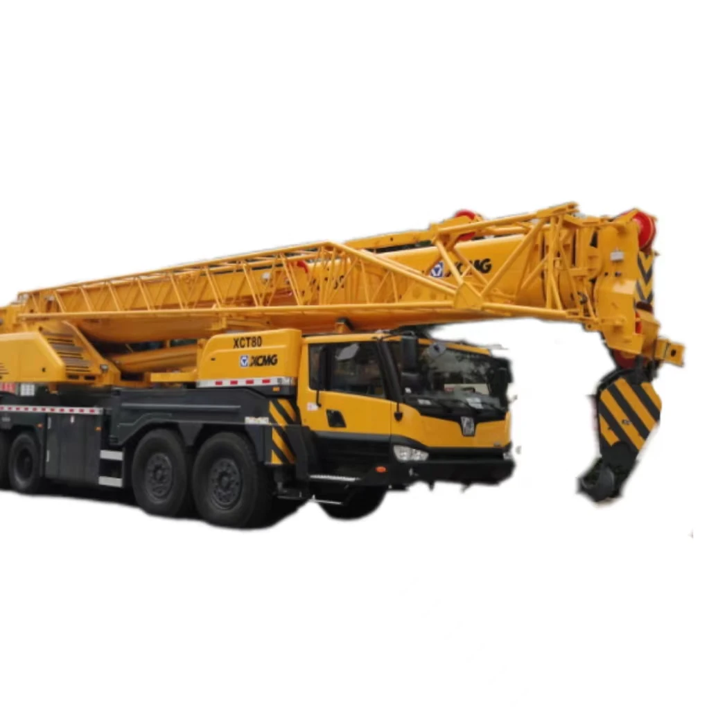 The Second Hand XCMG XCT80 80 Tons  Used Mobile Truck Crane for sale