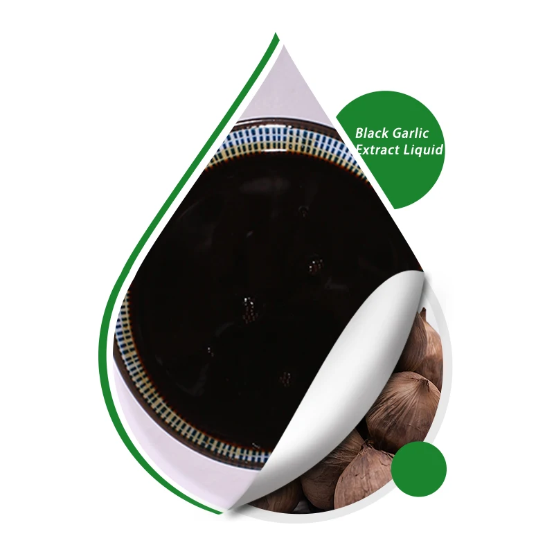 Factory Direct Supply 50% Brix Black Garlic Extract Liquid High Altitude Organic Solo Black Garlic 120 Days Fermented