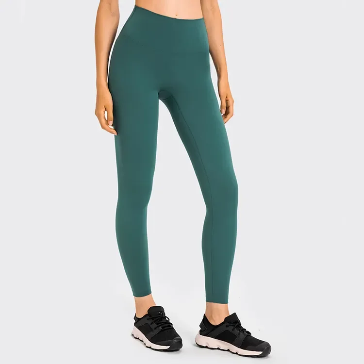 New Arrival Elasticity Fabric Yoga Soft High Waist Hip Lifting Brushed Hairy Sanded Yoga Pants Women Fitness Leggings