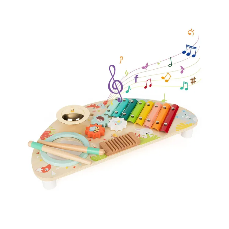 Wooden new Montessori Musical Set Baby Toys Musical Instruments