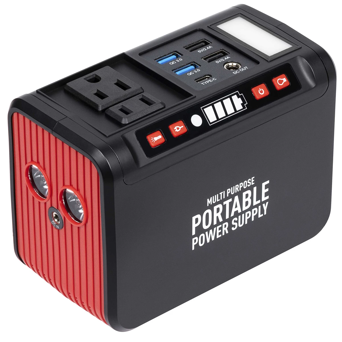 high quality portable power station 80w AC power bank camping home used power supply