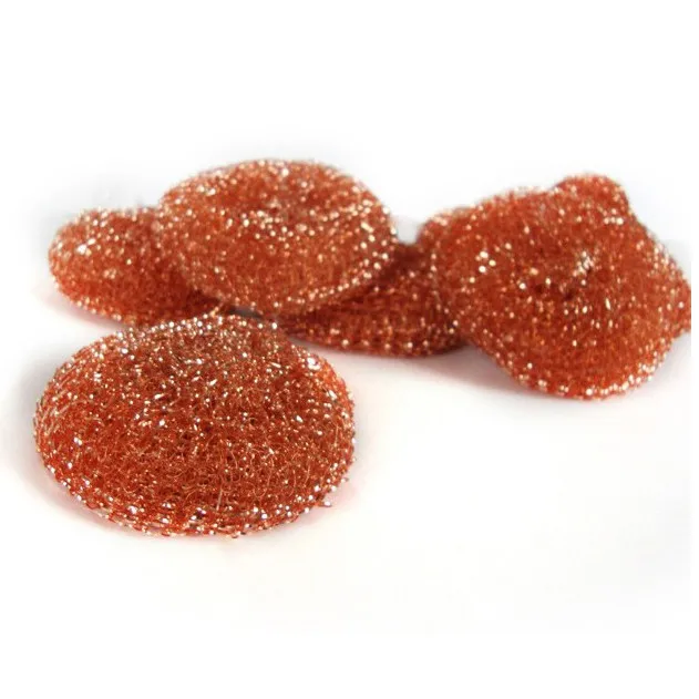 Customize kitchen cleaning scrubber washing dish spray copper scourer