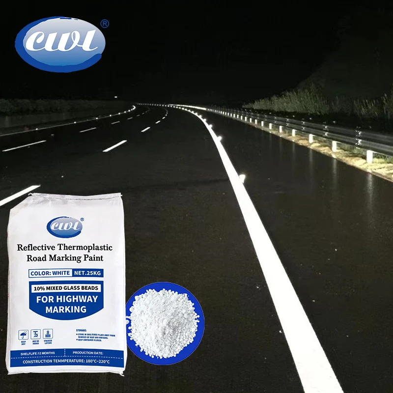 Source Factory Sale 25kg Per Bag Road Marking Paint with Aashto Standard Customized White Line