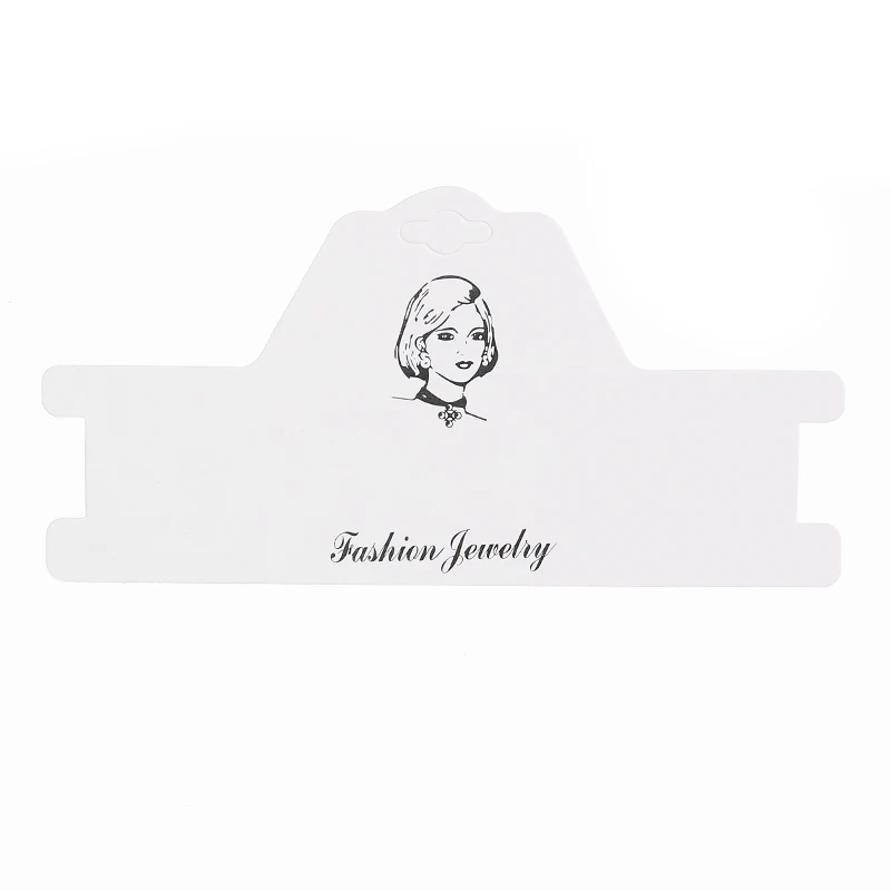 Wholesale inventory custom packaging jewelry necklace Necklace Display Card