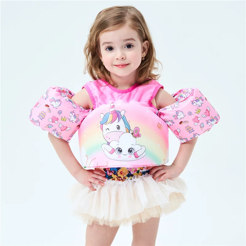 Foldable Swim Training Aids Toddler Vest with Arm Wings