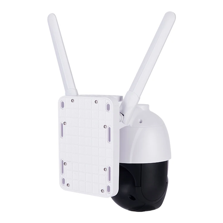 Outdoor Waterproof IP66 Solar Battery Powered IP Wireless Night Vision CCTV 4G Solar Camera