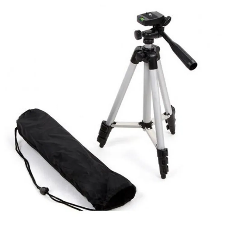 hot new Classic Lightweight Portable Aluminum Camera Tripod 3110, Ring Light with Tripod Stand