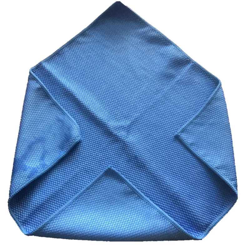Microfiber Polishing Cleaning Towels Fish Scale Glass Cloth For Window Windshield