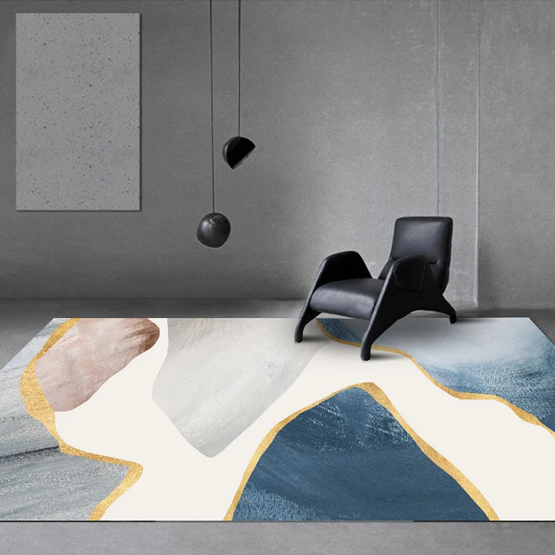 nordic minimalist living room carpet geometric abstract modern home bedroom carpet comfortable bedroom carpet