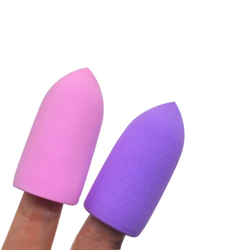 New Cosmetic finger bullet sponges dauber makeup sponges