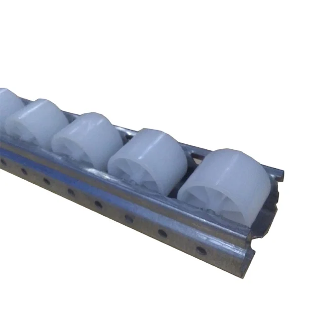 Conveyor roller track placon for logistics
