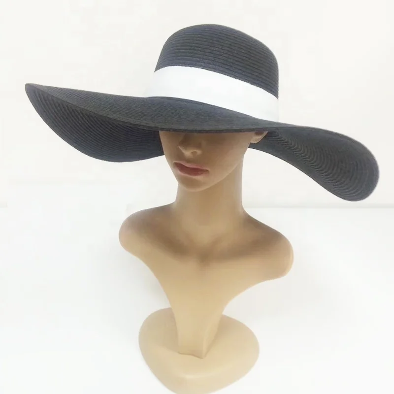 
Customize Chinese Female Wide Brim Cheap Lady Beach Women Sun Straw Hat 