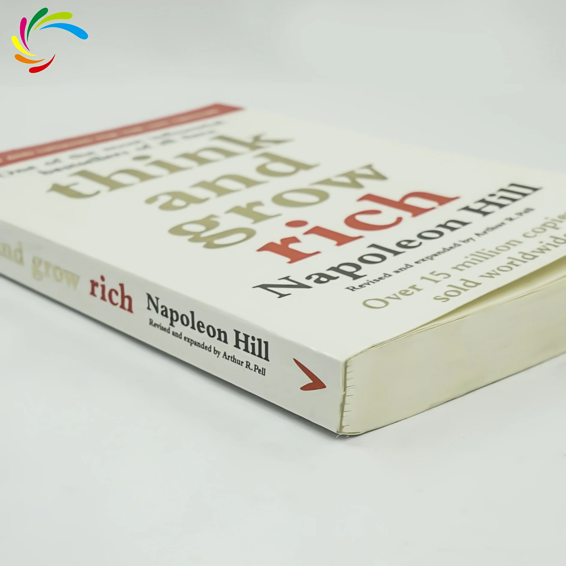 Professional Custom Think and Grow Rich books inspirational Cover bronzing High Quality Adult Book Printing