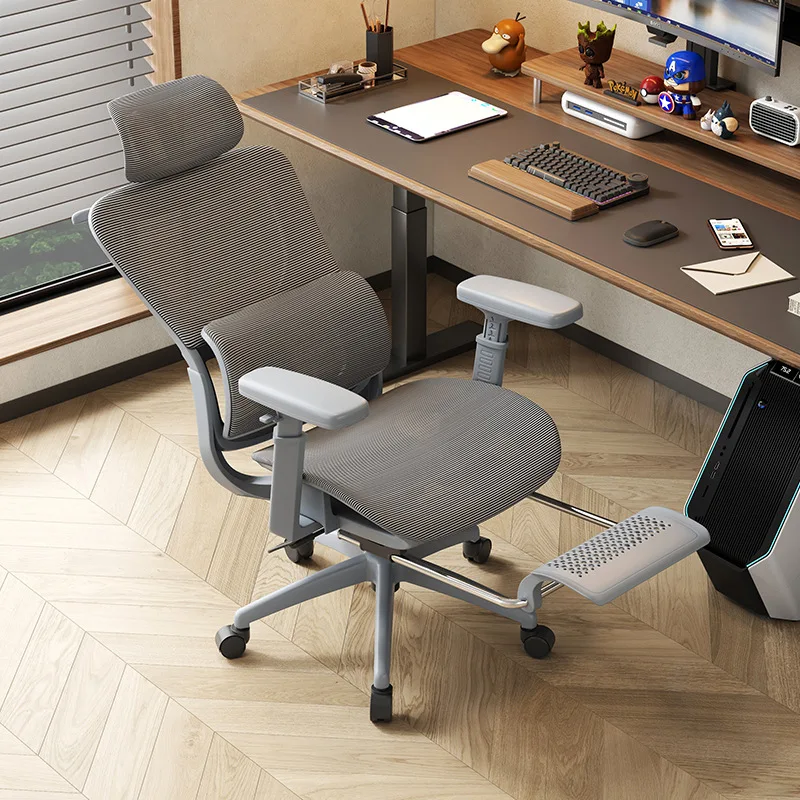 high quality swivel manufacturer computer ergonomic comfortable office furniture 3D armrest study mesh office chair