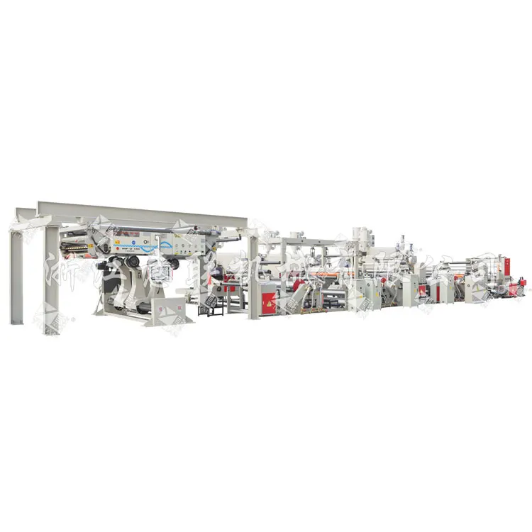 WSFM1100-2000A Milk/Beverage/Food boxes high speed complex extrusion laminating machine