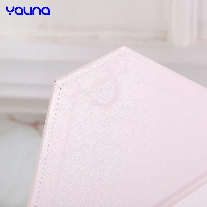 High quality envelope style magnetic folding champagne red wine packaging boxes for cosmetic wigs jewelry boxes