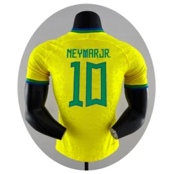 World Cup 2022 Wholesale Brazil National Team Home  shirt Neymar jr Football clothes Custom Jersey Thailand Player Version
