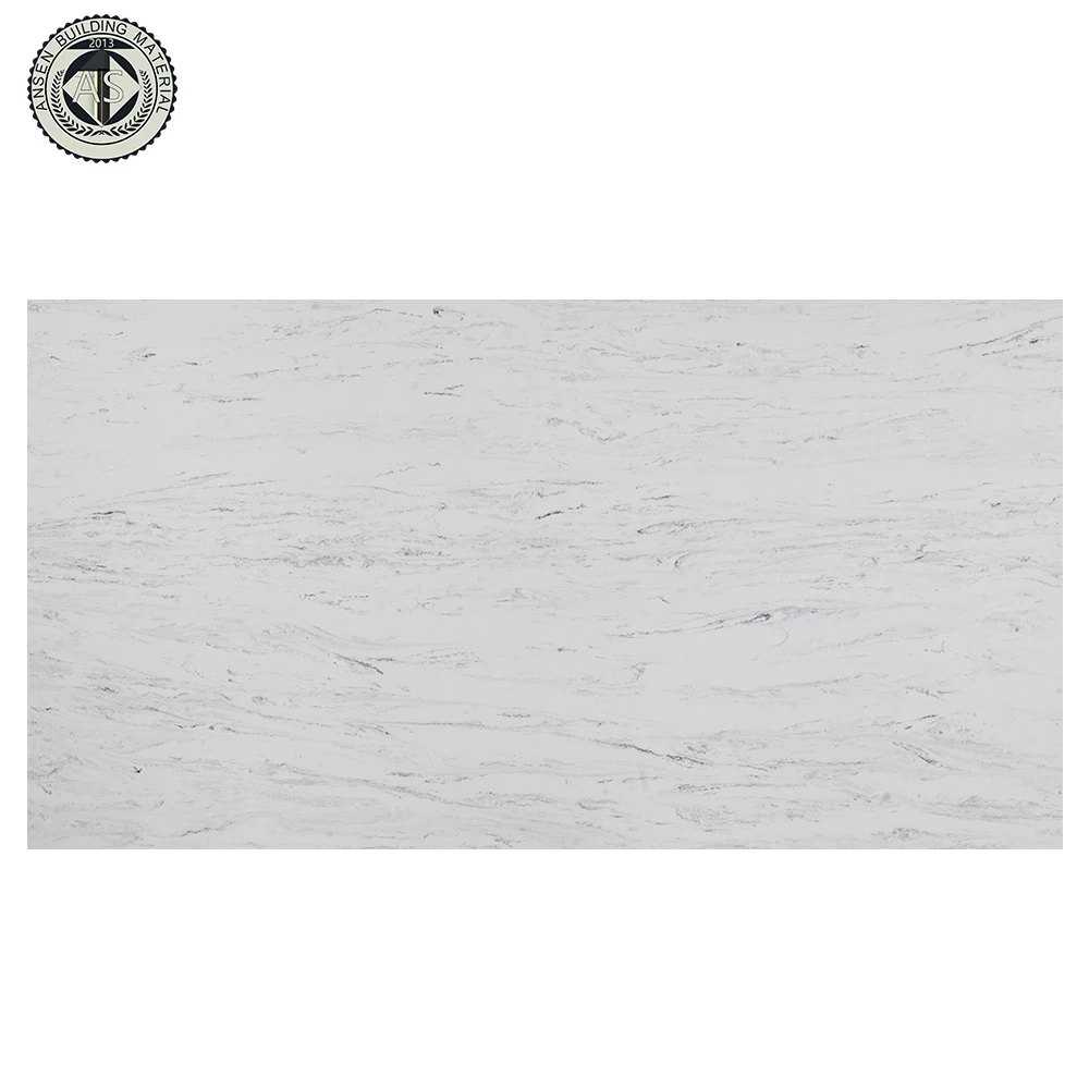 20mm 30 mm artificial stone kitchen countertops marble look artificial quartz stone