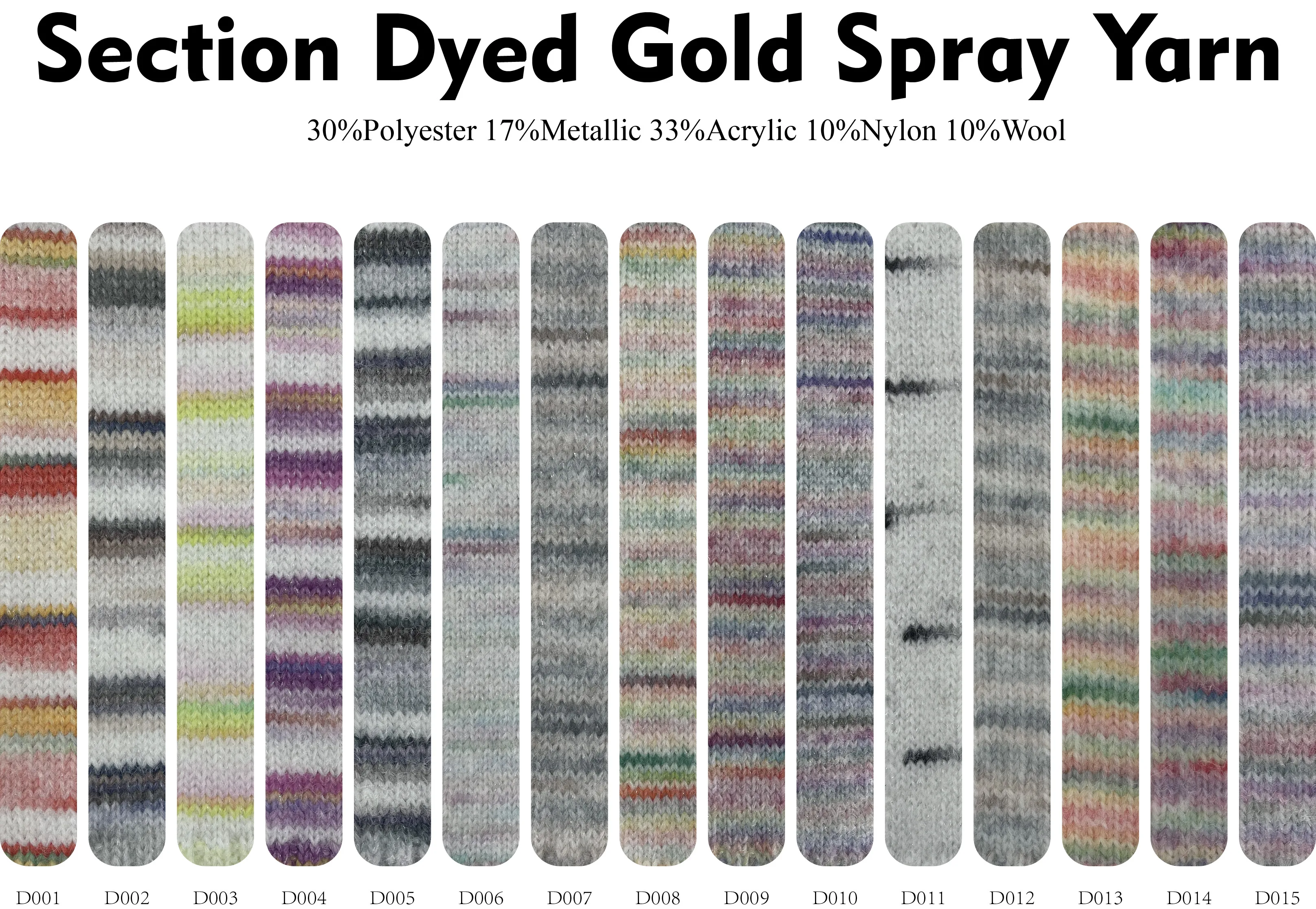 Wholesale Yarn Ball Crochet for Pet clothes Mixed Colour Yarns 4NM 50 grams  Rainbow color hand knitting blended yarn