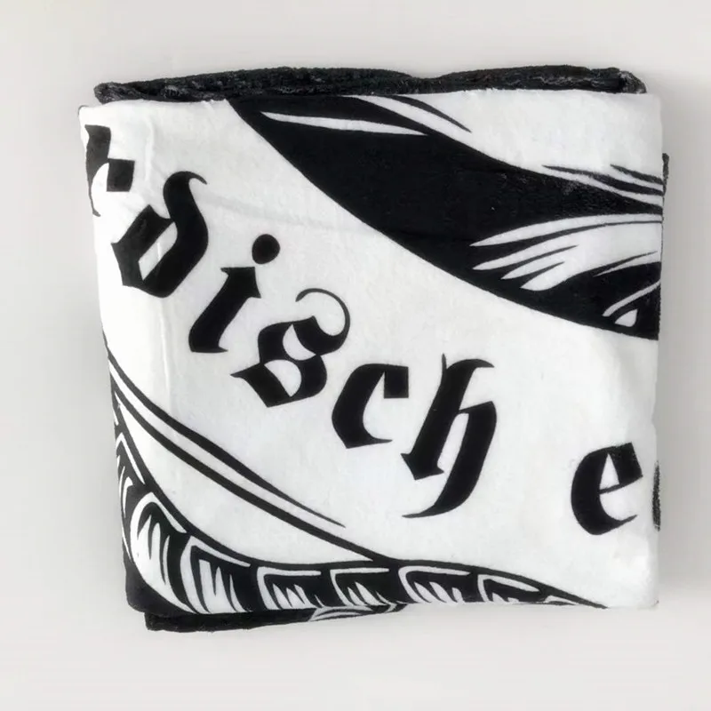 double  sides printed for custom sublimated  blanket fleece  throw plush polyester blanket