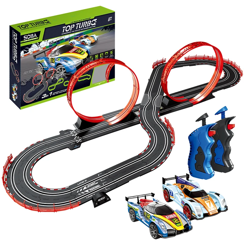 1/43 Scale Slot Set Toys Different Race Circuit Electric Double Rail Racing Track