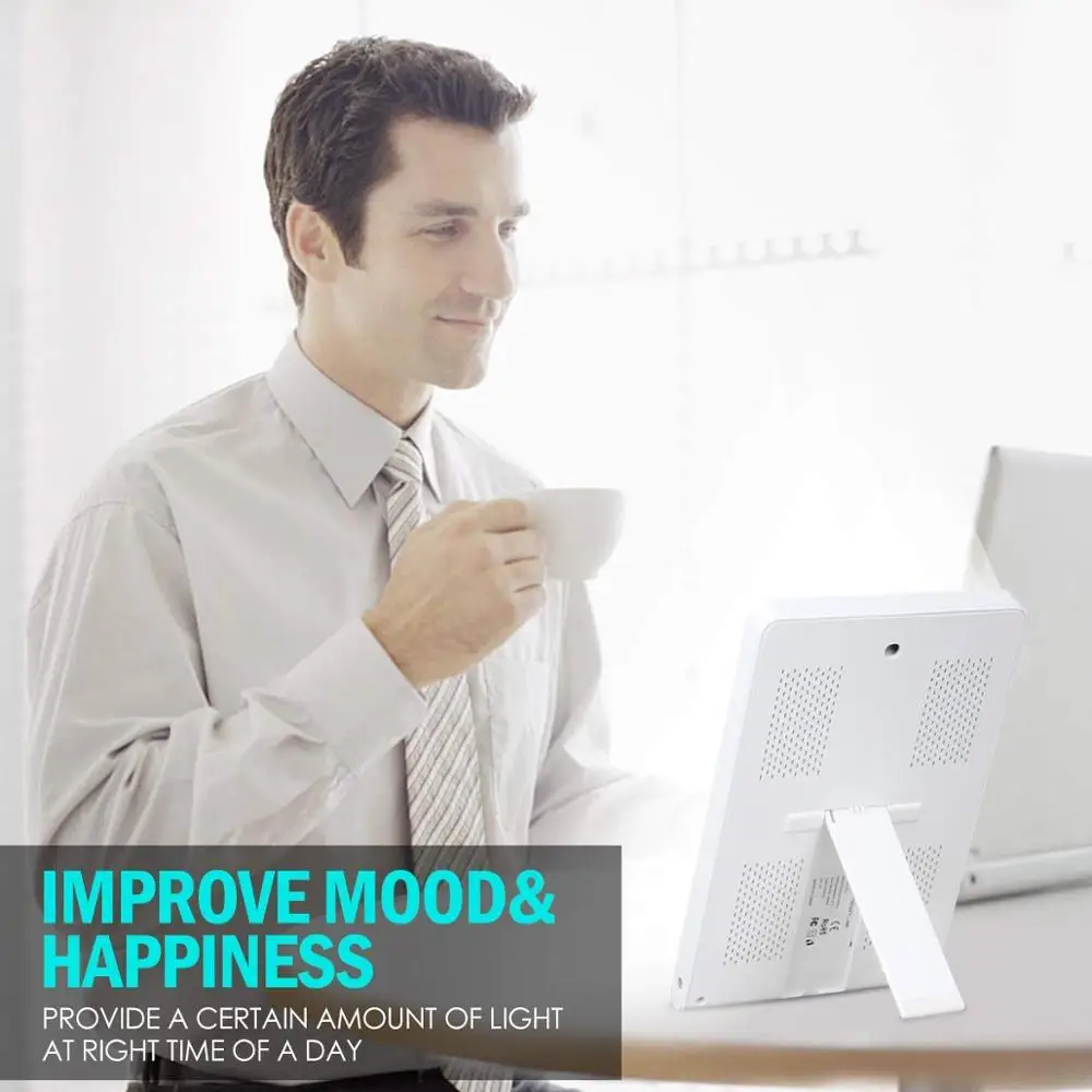 GQ-L1 Simulate 10000lux Daylight SAD Mood Light Therapy Lamp Bedroom DC 90 Touch Switch Table Lamps DC 5V Acceptable 50000 170
