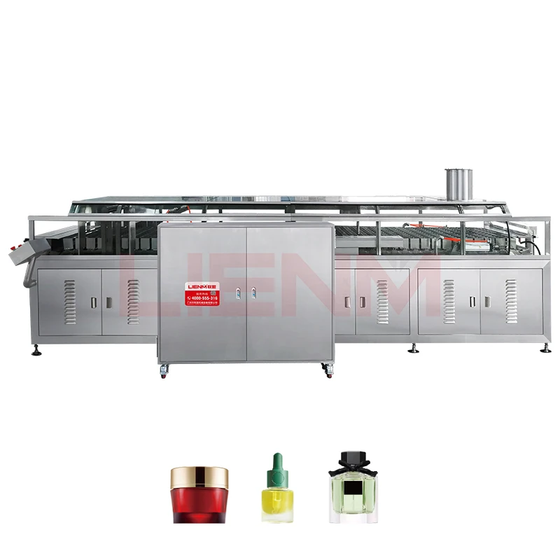 LIENM Bottle Washing Machine Automatic Washing and Drying In One Cosmetics Perfume Glass Bottles Washer Washing Machine
