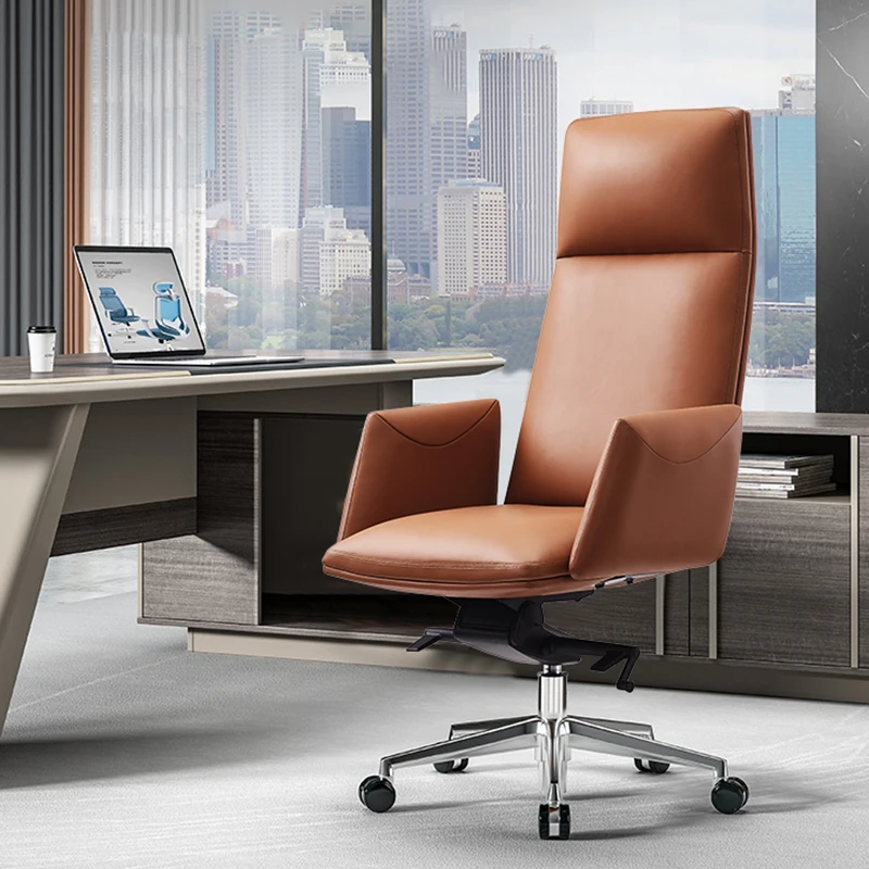 Heavy duty ergonom executive chair luxury office ergonomic swivel modern manager boss leather office chair