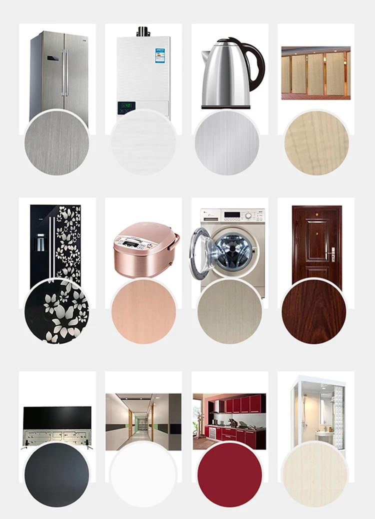 Wood grain laminated sheet for wardrobe door