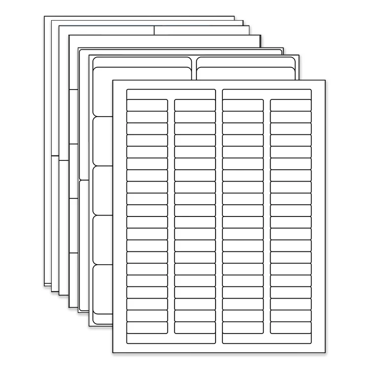A4 label self adhesive paper precut sticker barcode label sheet 105mm*148mm*80pcs address label for inkjet printer