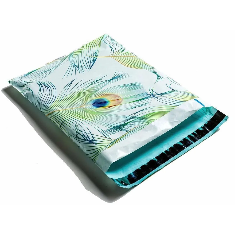 Customized Envelope Mailling Mailer Black Shipping Postage Packaging Plastic  Poly  Bag