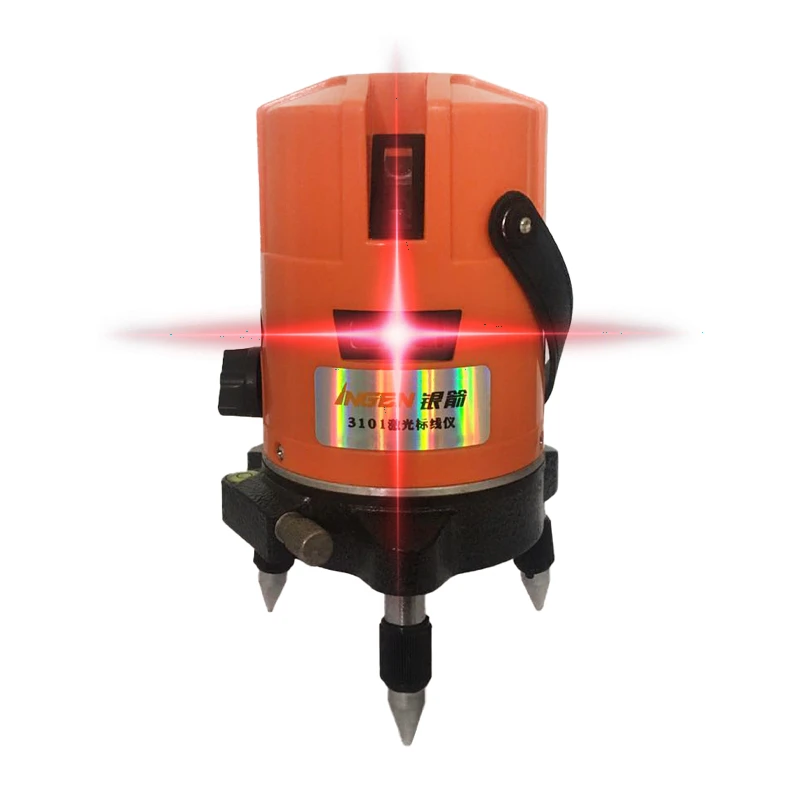 Laser Level 3 lines red 3D 360 Degrees Automatic Self Leveling Rotary Laser Line Level