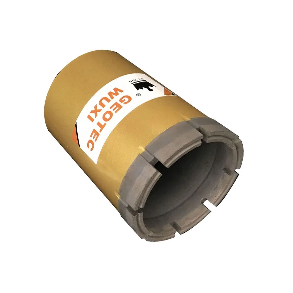 Good performance hard rock core drill HWT impregnated diamond casing shoe bit