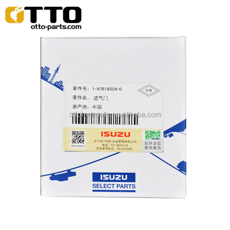 Детали для строительной техники OTTO 4JJ1 детали двигателя 1876183540 впускной клапан 1876183550 выпускной ISUZU