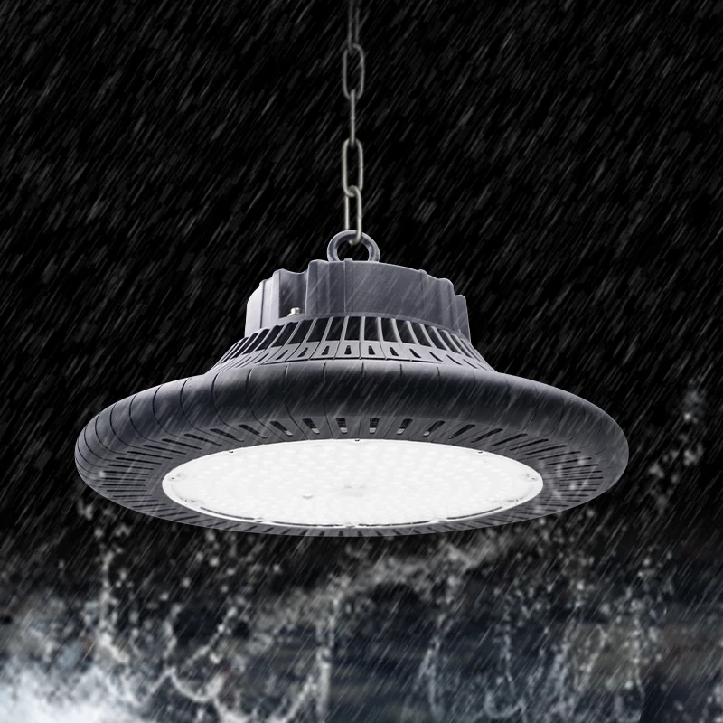 Keweida New Factory Warehouse Industrial IP54 100W 150W 200W  UFO Led High Bay Light For Market