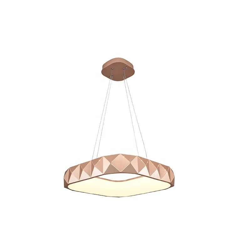 Modern fashion iron chandelier light smart dimming bedroom sets house light