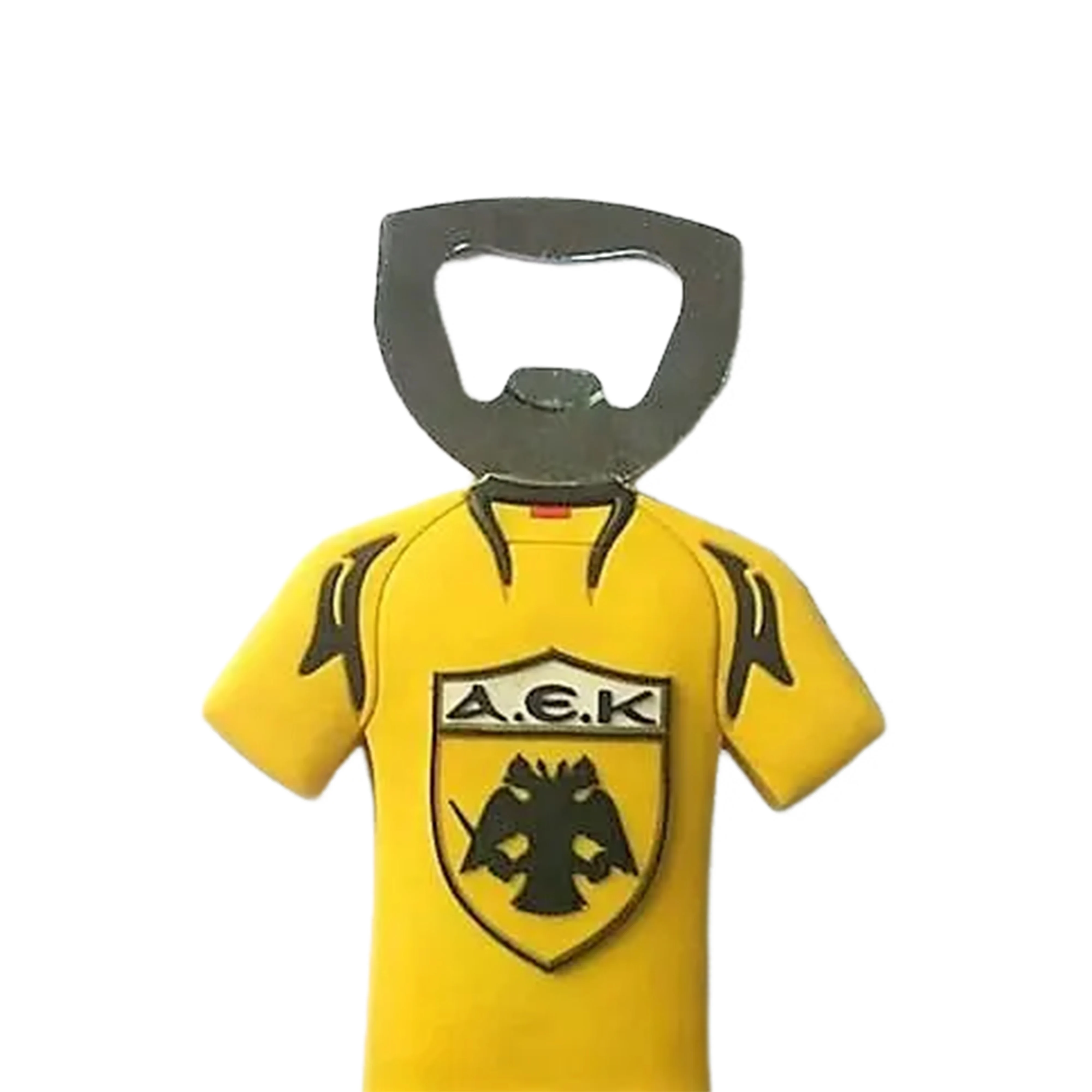 Yellow Jersey shape Metal Beer Bottle Opener Keyring Keychain High quality Zinc Alloy Enamel Key Ring Bottle Openers